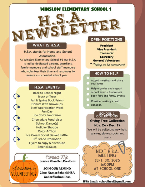 HSA Fall Newsletter